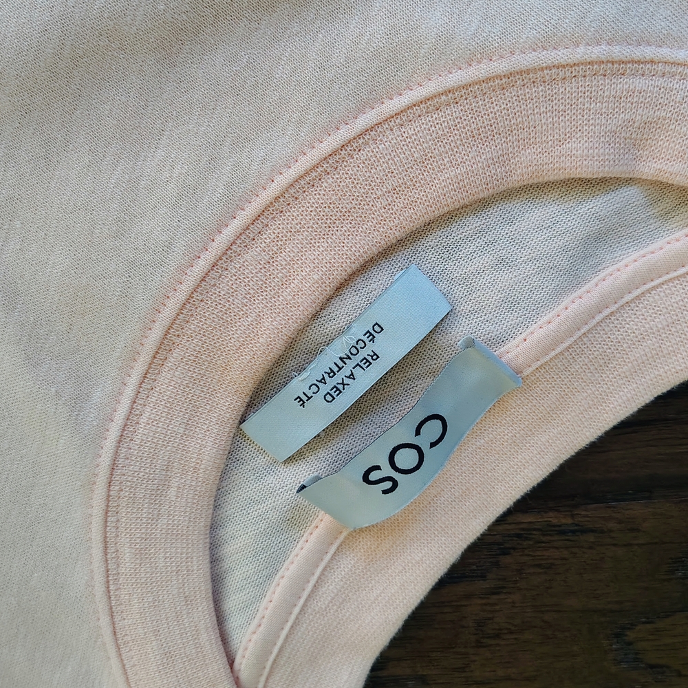 COS Light Pink Short Sleeve Tee